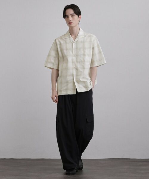 tk.TAKEO KIKUCHI / ティーケー タケオキクチ シャツ・ブラウス | カスレチェック半袖シャツ | 詳細3