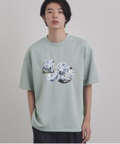 tk.TAKEO KIKUCHI / ティーケー タケオキクチ Tシャツ | フラワープリントTシャツ