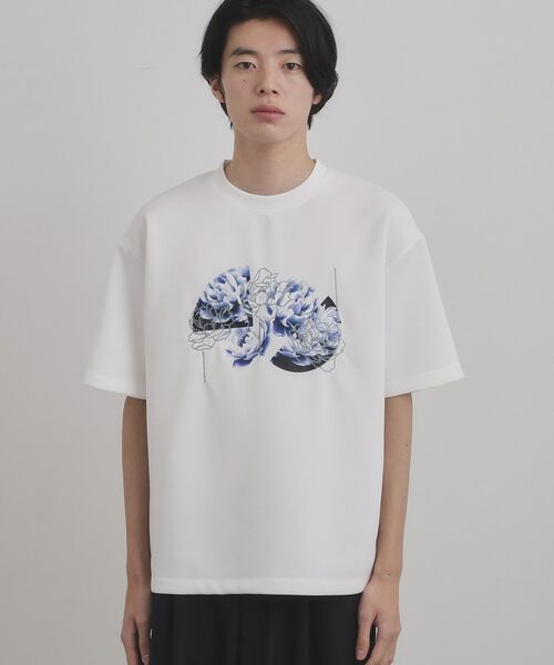 tk.TAKEO KIKUCHI / ティーケー タケオキクチ Tシャツ | フラワープリントTシャツ | 詳細14