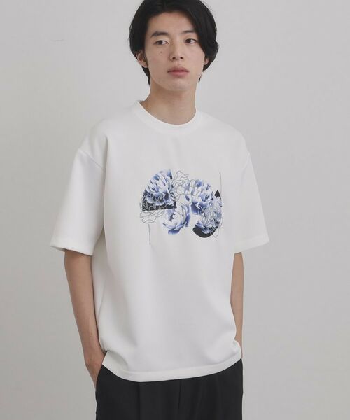 tk.TAKEO KIKUCHI / ティーケー タケオキクチ Tシャツ | フラワープリントTシャツ | 詳細2