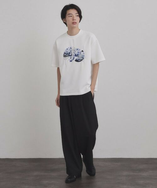 tk.TAKEO KIKUCHI / ティーケー タケオキクチ Tシャツ | フラワープリントTシャツ | 詳細4