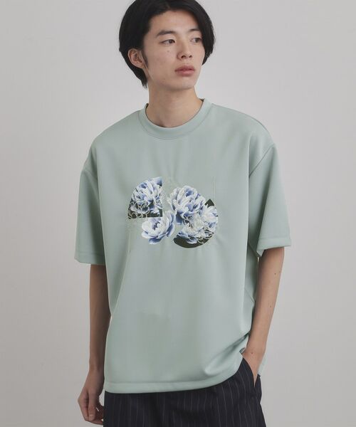tk.TAKEO KIKUCHI / ティーケー タケオキクチ Tシャツ | フラワープリントTシャツ | 詳細6