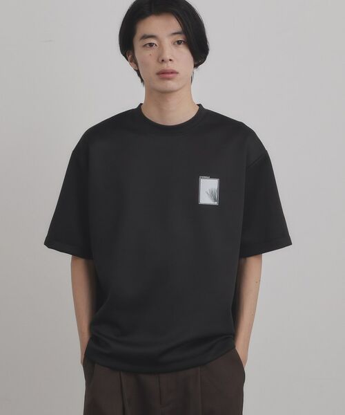 tk.TAKEO KIKUCHI / ティーケー タケオキクチ Tシャツ | バックブルームTシャツ（ブラック(019)）