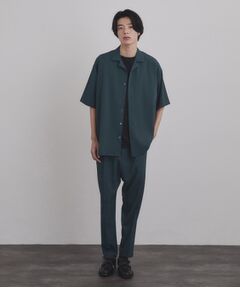 tk.TAKEO KIKUCHI / ティーケー タケオキクチ シャツ・ブラウス | 【上下2点セットアップ】トロミシャツセットアップ／接触冷感／ストレッチ／洗える