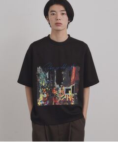 tk.TAKEO KIKUCHI / ティーケー タケオキクチ Tシャツ | ブラシ刺繍半袖Ｔシャツ