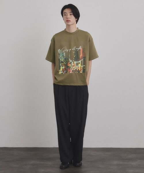 tk.TAKEO KIKUCHI / ティーケー タケオキクチ Tシャツ | ブラシ刺繍半袖Ｔシャツ | 詳細10