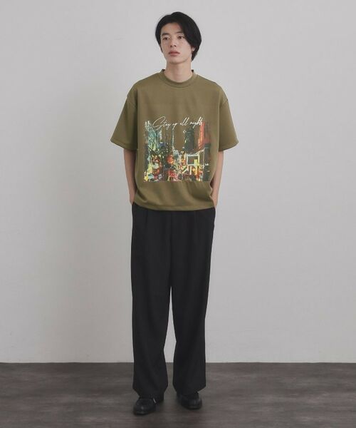 tk.TAKEO KIKUCHI / ティーケー タケオキクチ Tシャツ | ブラシ刺繍半袖Ｔシャツ | 詳細11