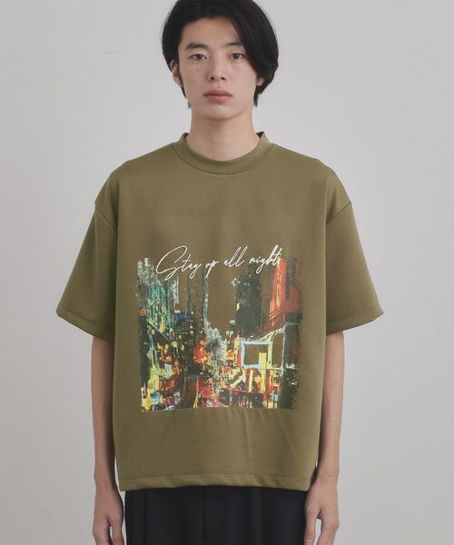 tk.TAKEO KIKUCHI / ティーケー タケオキクチ Tシャツ | ブラシ刺繍半袖Ｔシャツ | 詳細13