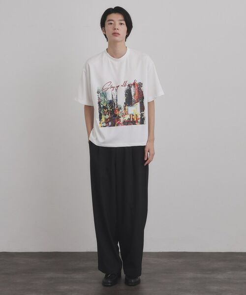 tk.TAKEO KIKUCHI / ティーケー タケオキクチ Tシャツ | ブラシ刺繍半袖Ｔシャツ | 詳細2