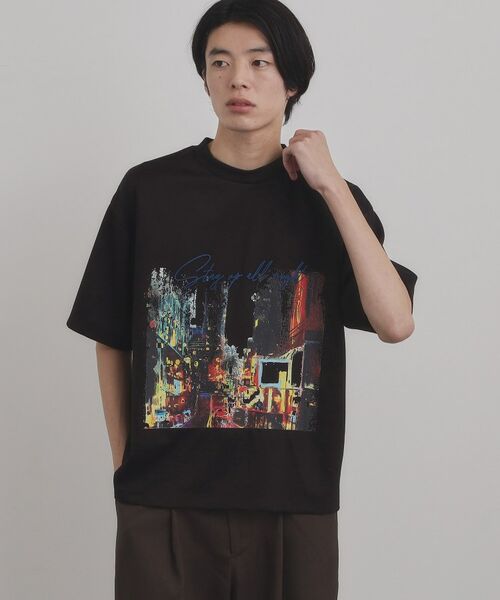tk.TAKEO KIKUCHI / ティーケー タケオキクチ Tシャツ | ブラシ刺繍半袖Ｔシャツ | 詳細5