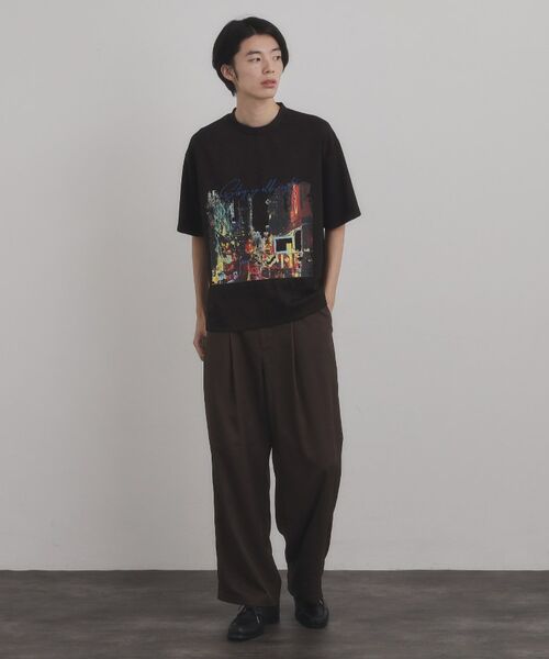tk.TAKEO KIKUCHI / ティーケー タケオキクチ Tシャツ | ブラシ刺繍半袖Ｔシャツ | 詳細7