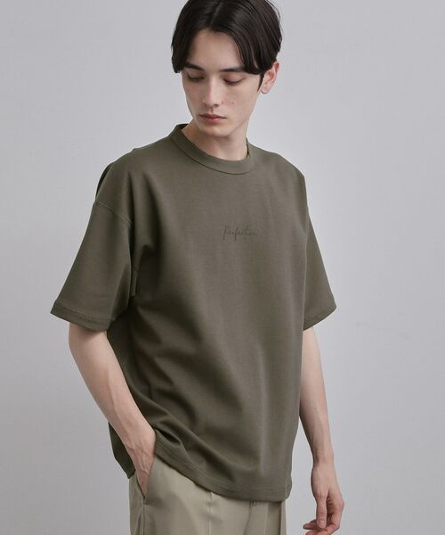 tk.TAKEO KIKUCHI / ティーケー タケオキクチ Tシャツ | リバーシブルＴシャツ（チャコールグレー(014)）