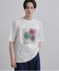 tk.TAKEO KIKUCHI / ティーケー タケオキクチ Tシャツ | フラワープリントTシャツ