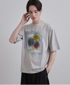 tk.TAKEO KIKUCHI / ティーケー タケオキクチ Tシャツ | フラワープリントTシャツ