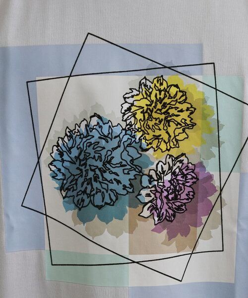 tk.TAKEO KIKUCHI / ティーケー タケオキクチ Tシャツ | フラワープリントTシャツ | 詳細14