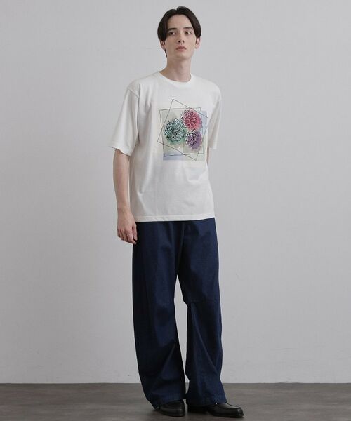 tk.TAKEO KIKUCHI / ティーケー タケオキクチ Tシャツ | フラワープリントTシャツ | 詳細2