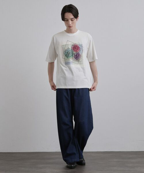 tk.TAKEO KIKUCHI / ティーケー タケオキクチ Tシャツ | フラワープリントTシャツ | 詳細3