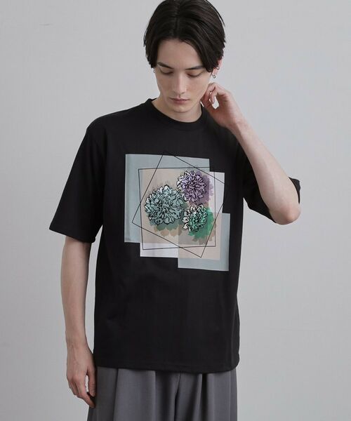 tk.TAKEO KIKUCHI / ティーケー タケオキクチ Tシャツ | フラワープリントTシャツ | 詳細6