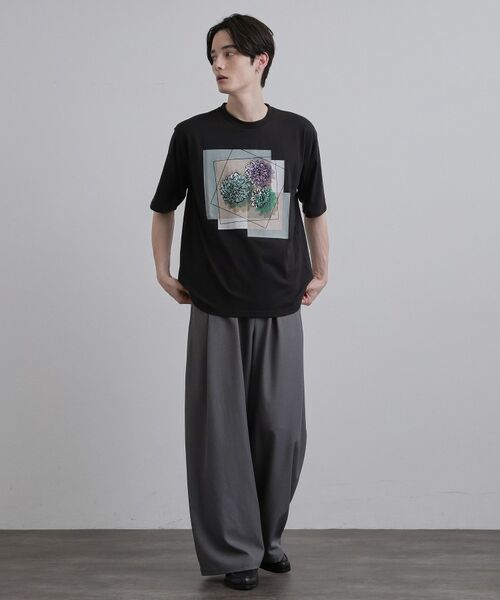 tk.TAKEO KIKUCHI / ティーケー タケオキクチ Tシャツ | フラワープリントTシャツ | 詳細8