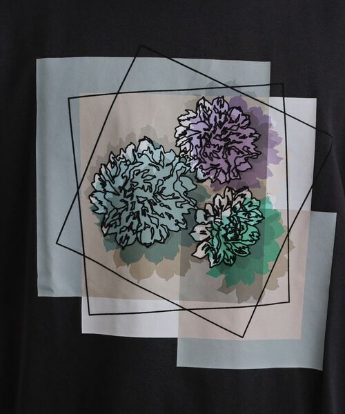 tk.TAKEO KIKUCHI / ティーケー タケオキクチ Tシャツ | フラワープリントTシャツ | 詳細9