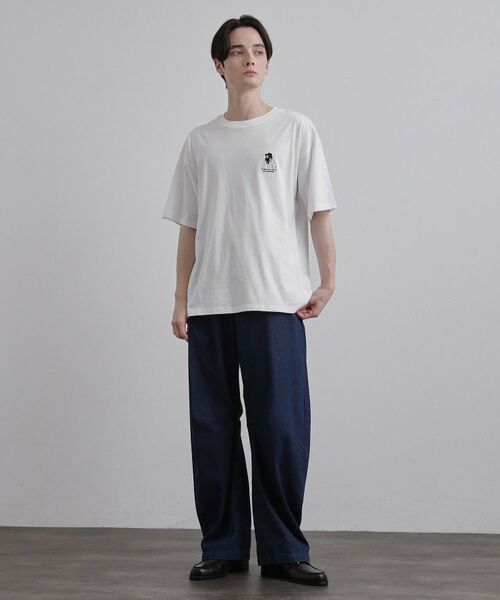 tk.TAKEO KIKUCHI / ティーケー タケオキクチ Tシャツ | ひげオジワンポイントTシャツ | 詳細3