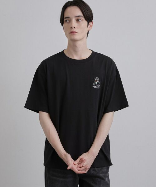 tk.TAKEO KIKUCHI / ティーケー タケオキクチ Tシャツ | ひげオジワンポイントTシャツ | 詳細5