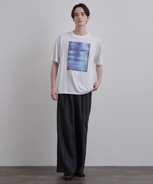tk.TAKEO KIKUCHI / ティーケー タケオキクチ Tシャツ | クロス刺繍フォトTシャツ | 詳細2