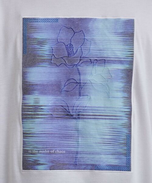 tk.TAKEO KIKUCHI / ティーケー タケオキクチ Tシャツ | クロス刺繍フォトTシャツ | 詳細4