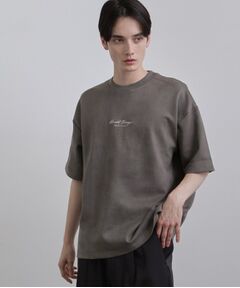 tk.TAKEO KIKUCHI / ティーケー タケオキクチ Tシャツ | ポンチスエードタッチTシャツ