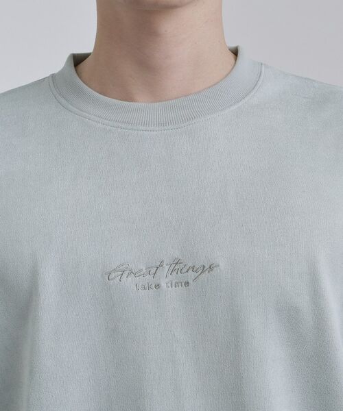 tk.TAKEO KIKUCHI / ティーケー タケオキクチ Tシャツ | ポンチスエードタッチTシャツ | 詳細16
