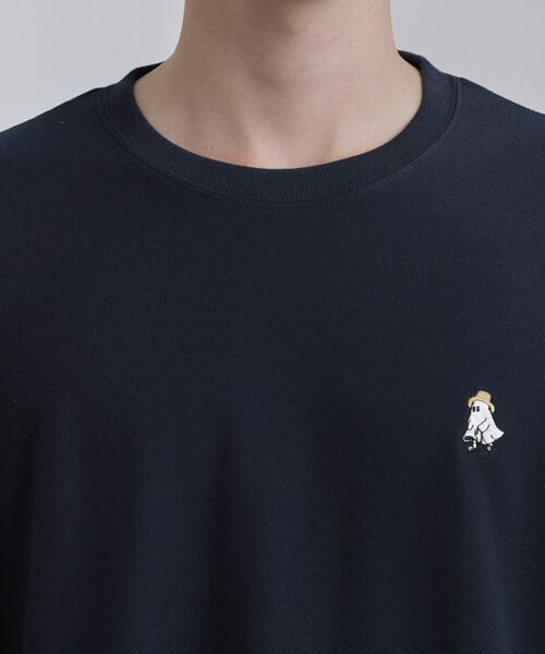 tk.TAKEO KIKUCHI / ティーケー タケオキクチ Tシャツ | ゴーストワンポイントTシャツ | 詳細16