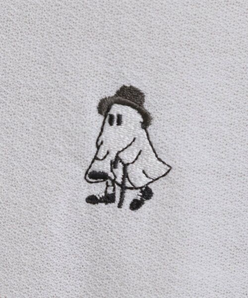 tk.TAKEO KIKUCHI / ティーケー タケオキクチ Tシャツ | ゴーストワンポイントTシャツ | 詳細4