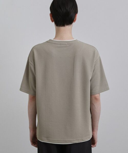 tk.TAKEO KIKUCHI / ティーケー タケオキクチ Tシャツ | リブフェイクレイヤードTシャツ | 詳細15