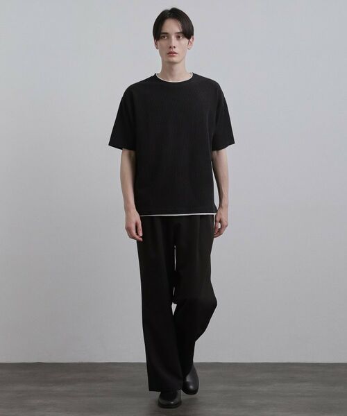 tk.TAKEO KIKUCHI / ティーケー タケオキクチ Tシャツ | リブフェイクレイヤードTシャツ | 詳細2