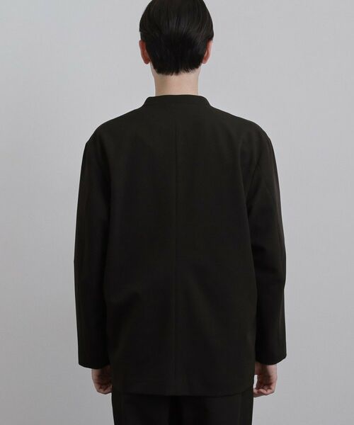 tk.TAKEO KIKUCHI / ティーケー タケオキクチ ノーカラージャケット | 【防シワ/ストレッチ/セット対応可】smart shiftシリーズ ノーカラージャケット | 詳細25