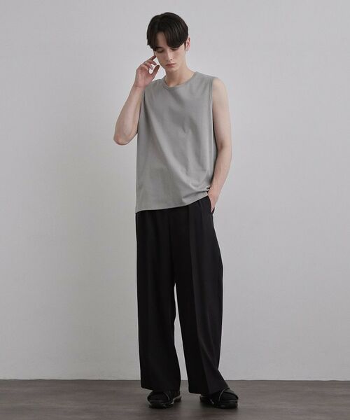tk.TAKEO KIKUCHI / ティーケー タケオキクチ カットソー | 【汗シミ防止／UVカット】sweat stain proof seriesノースリーブ | 詳細12