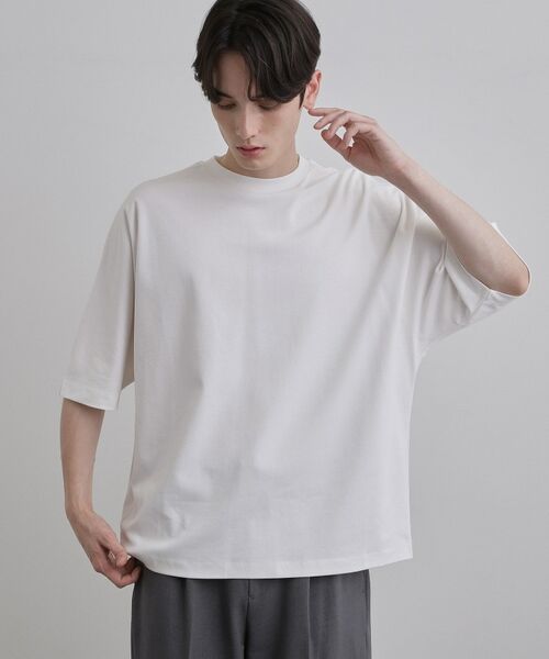 tk.TAKEO KIKUCHI / ティーケー タケオキクチ Tシャツ | 【汗シミ防止／UVカット】sweat stain proof series ドルマンTシャツ | 詳細1