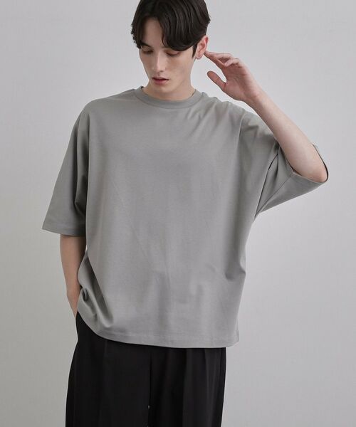 tk.TAKEO KIKUCHI / ティーケー タケオキクチ Tシャツ | 【汗シミ防止／UVカット】sweat stain proof series ドルマンTシャツ | 詳細5