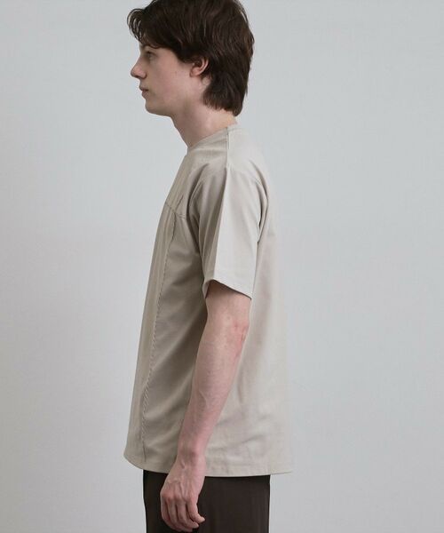 tk.TAKEO KIKUCHI / ティーケー タケオキクチ Tシャツ | ダッシュライン切替Tシャツ | 詳細14