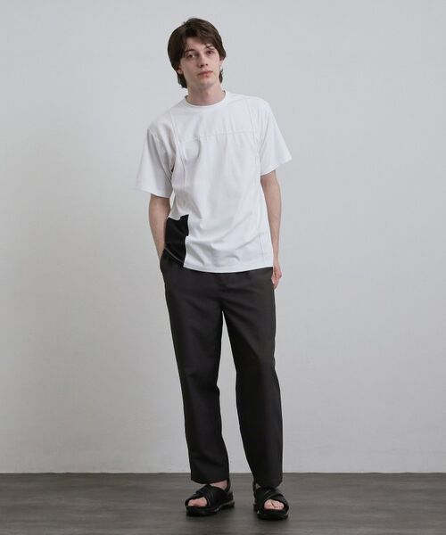 tk.TAKEO KIKUCHI / ティーケー タケオキクチ Tシャツ | ダッシュライン切替Tシャツ | 詳細3