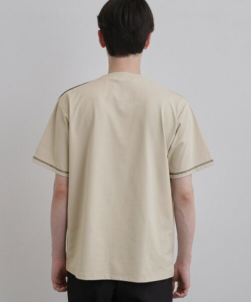 tk.TAKEO KIKUCHI / ティーケー タケオキクチ Tシャツ | 異素材ブロック切替Tシャツ | 詳細15