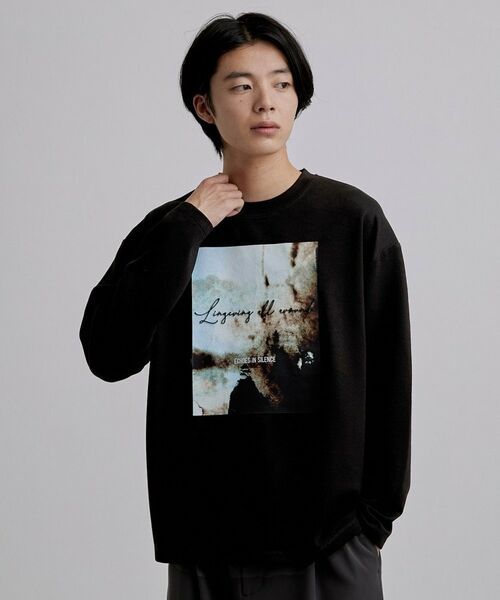 tk.TAKEO KIKUCHI / ティーケー タケオキクチ カットソー | ブラシ刺繍長袖Tシャツ | 詳細6