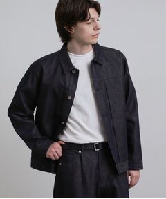 tk.TAKEO KIKUCHI / ティーケー タケオキクチ レザーブルゾン・ジャケット | 【色褪せしにくいデニム】Comfy Fadeless Denim Seriesデニムブルゾン