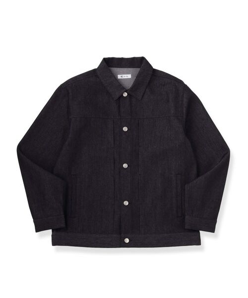 tk.TAKEO KIKUCHI / ティーケー タケオキクチ レザーブルゾン・ジャケット | 【色褪せしにくいデニム】Comfy Fadeless Denim Seriesデニムブルゾン | 詳細1