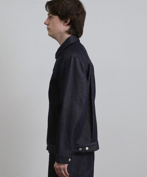 tk.TAKEO KIKUCHI / ティーケー タケオキクチ レザーブルゾン・ジャケット | 【色褪せしにくいデニム】Comfy Fadeless Denim Seriesデニムブルゾン | 詳細11