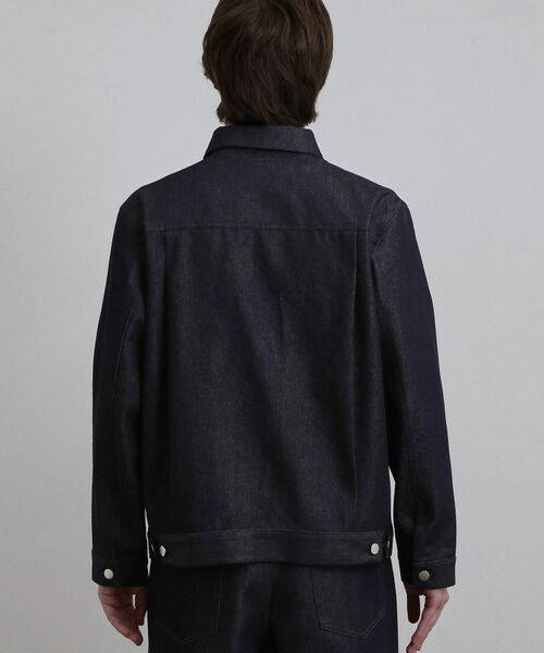 tk.TAKEO KIKUCHI / ティーケー タケオキクチ レザーブルゾン・ジャケット | 【色褪せしにくいデニム】Comfy Fadeless Denim Seriesデニムブルゾン | 詳細12
