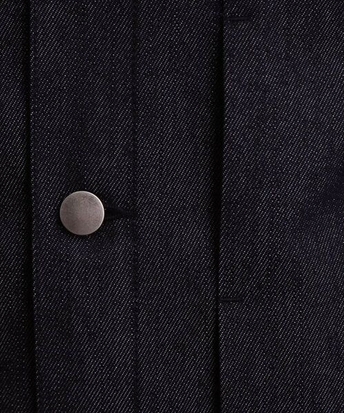 tk.TAKEO KIKUCHI / ティーケー タケオキクチ レザーブルゾン・ジャケット | 【色褪せしにくいデニム】Comfy Fadeless Denim Seriesデニムブルゾン | 詳細9