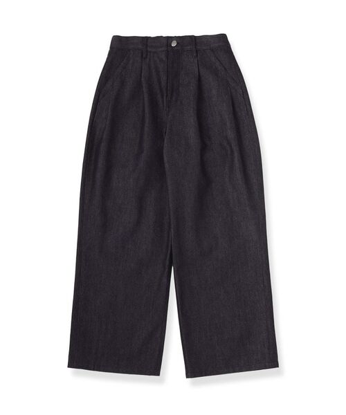 tk.TAKEO KIKUCHI / ティーケー タケオキクチ デニムパンツ | 【色褪せしにくいデニム】Comfy Fadeless Denim Seriesワイドストレートデニム | 詳細1