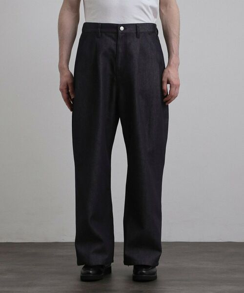 tk.TAKEO KIKUCHI / ティーケー タケオキクチ デニムパンツ | 【色褪せしにくいデニム】Comfy Fadeless Denim Seriesワイドストレートデニム | 詳細10