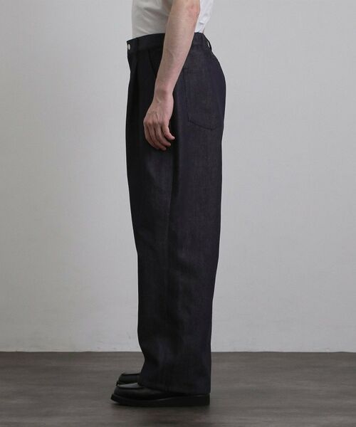 tk.TAKEO KIKUCHI / ティーケー タケオキクチ デニムパンツ | 【色褪せしにくいデニム】Comfy Fadeless Denim Seriesワイドストレートデニム | 詳細11